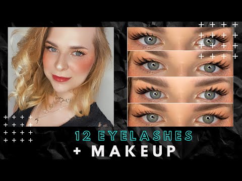 12 Eyelashes pack + basic makeup template filter for Spark Ar & Instagram -  YouTube