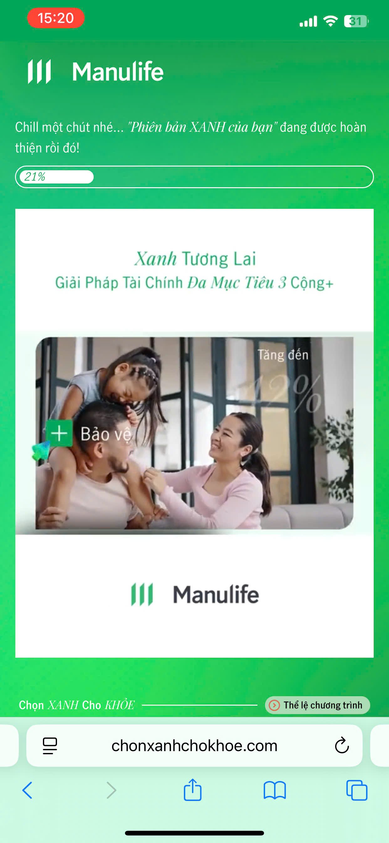 Choose Green for Health: Creating a Personalized Image Journey with Manulife's AI Gen photo