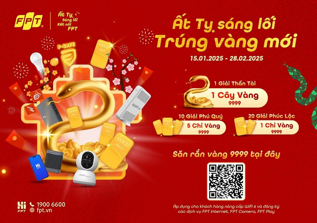 Săn" rắn vàng 9999 cùng FPT trong loạt trò chơi hấp dẫn | Báo Dân trí