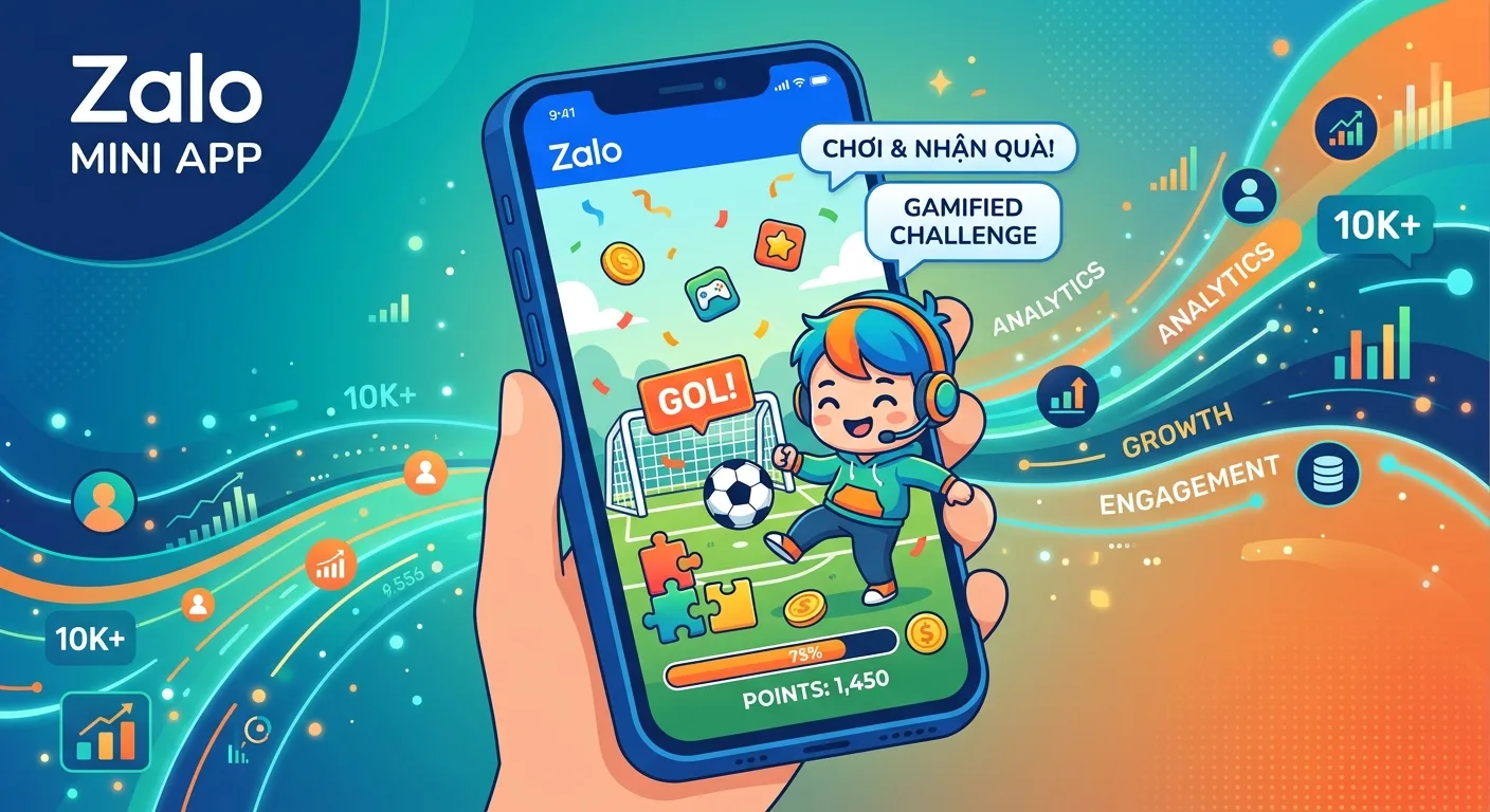 Personalized interaction and gamification on Zalo Mini App