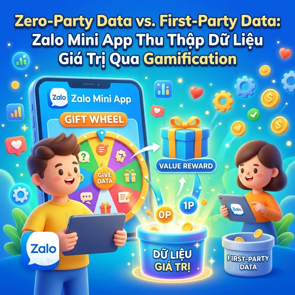 Zero-Party Data vs. First-Party Data: How Zalo Mini App Collects Valuable Data Through Gamification? photo
