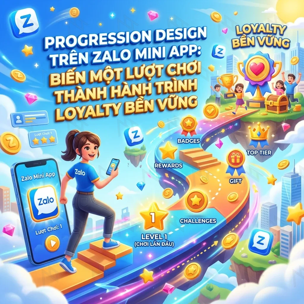 Progression Design on Zalo Mini App: Turning a Single Play into a Sustainable Loyalty Journey photo