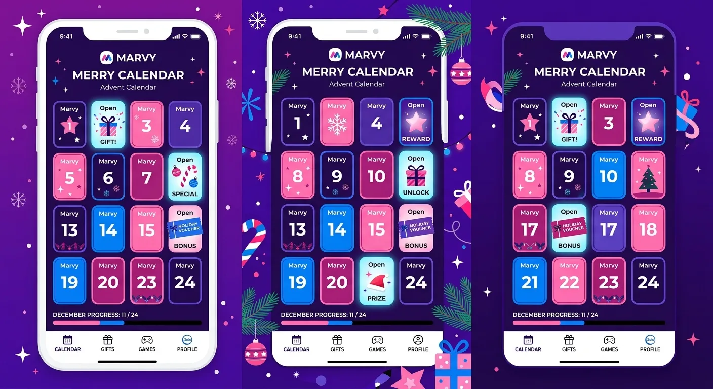 Lịch Advent Kỹ Thuật Số trên Zalo Mini App